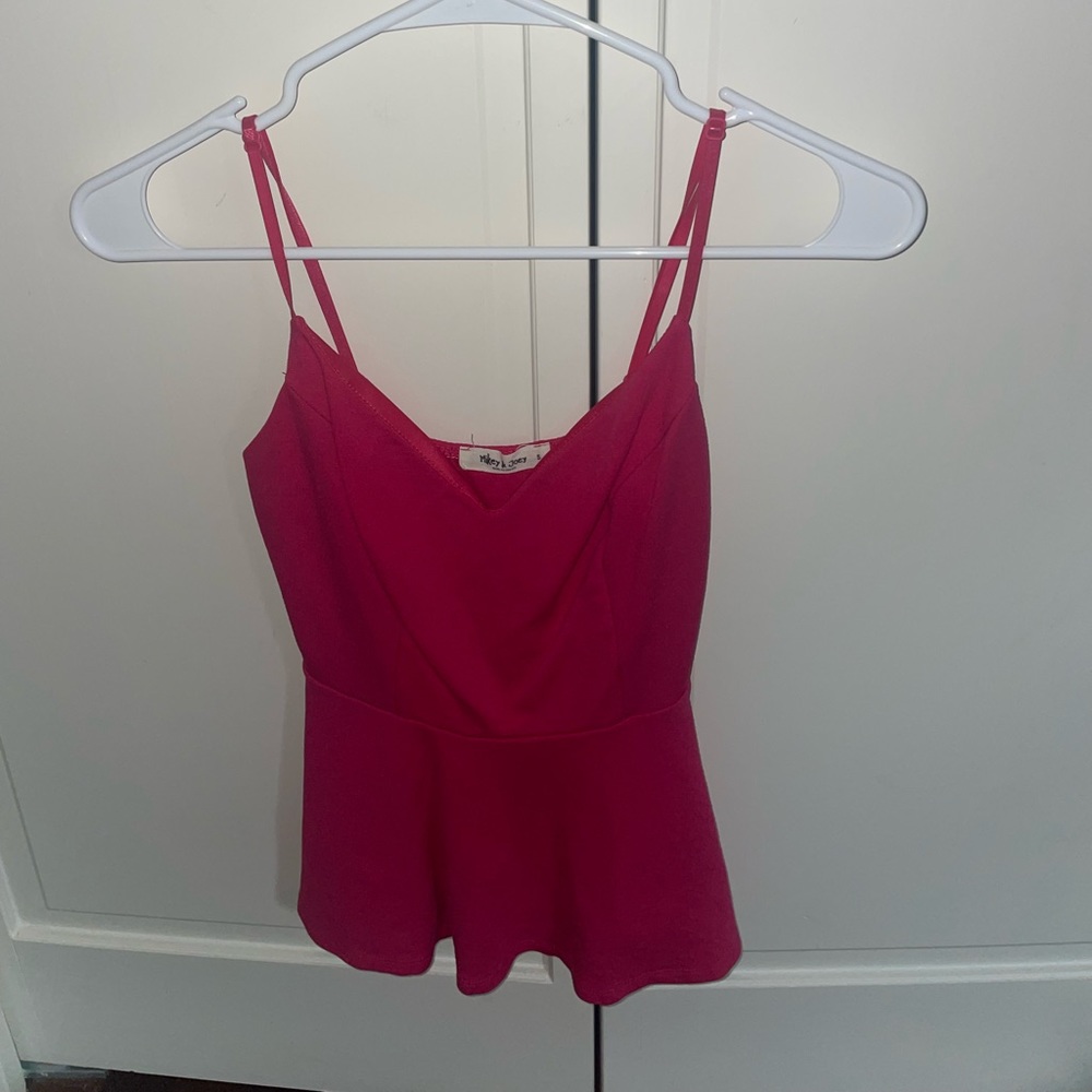 Pink top